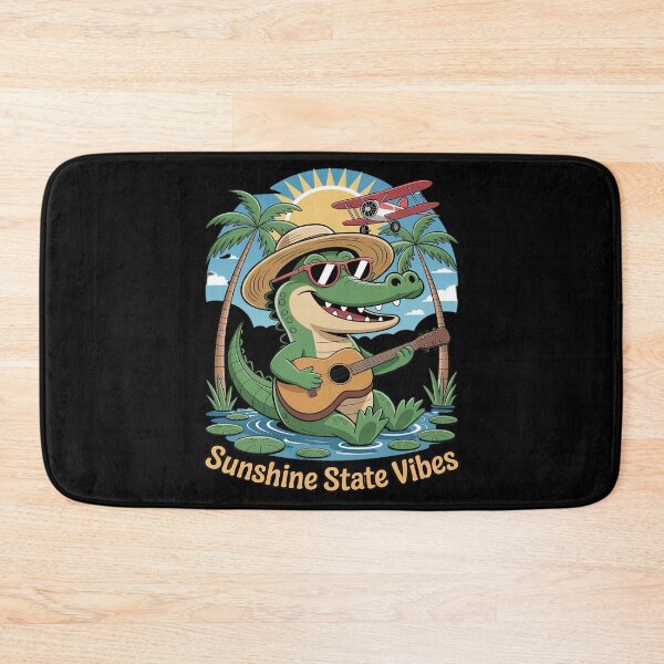 Item preview, Florida Vacation Sunshine State Vibes Alligator Souvenir designed and sold by ProudForFunny.