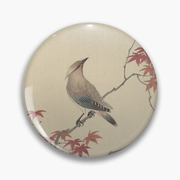 Item preview, Ohara Koson: Japanese Waxwing on Maple designed and sold by Tridentulus.