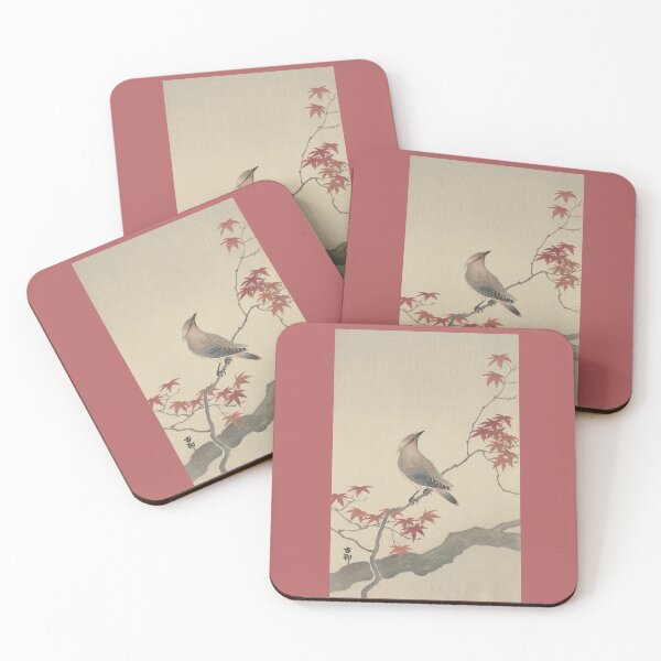Item preview, Ohara Koson: Japanese Waxwing on Maple designed and sold by Tridentulus.