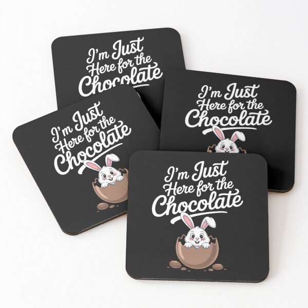 Item preview, Happy Easter Sunday I'm just here for the chocolate holiday designed and sold by IdunayaStore.