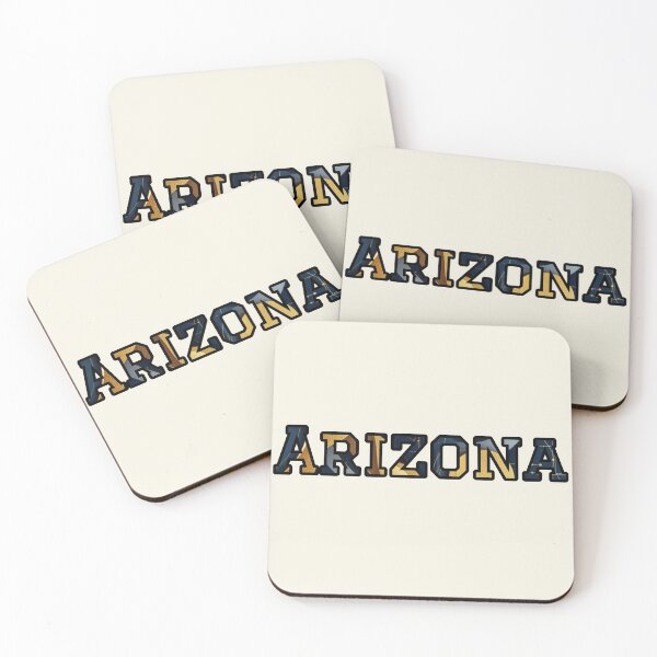 Item preview, Arizona Home State Design | Navy Blue & Gold Lettering designed and sold by Long Family Gifts.
