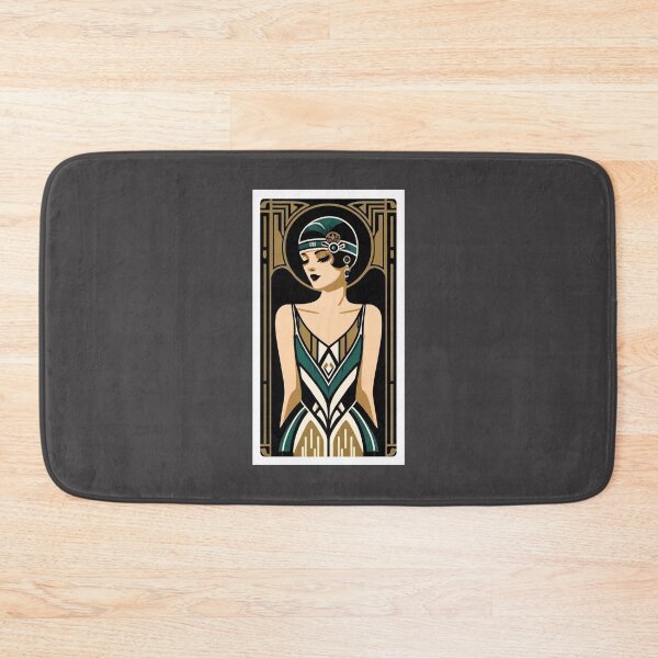 Item preview, Art Deco Flapper Pinup Roaring Twenties Glamour Print designed and sold by PinUpPizzazz.