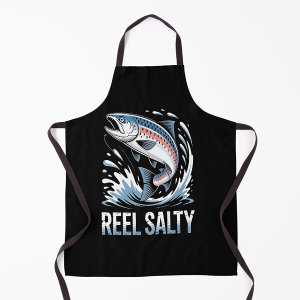Item preview, Reel Salty Fishing Pun Angler Sport Fishing Trips designed and sold by SignaturalGen.