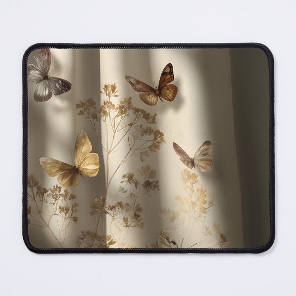 Item preview, Golden Hour Butterflies | Ethereal Nature Art | Dreamy Sun-Drenched Wing Silhouette designed and sold by FlowNestStudio.