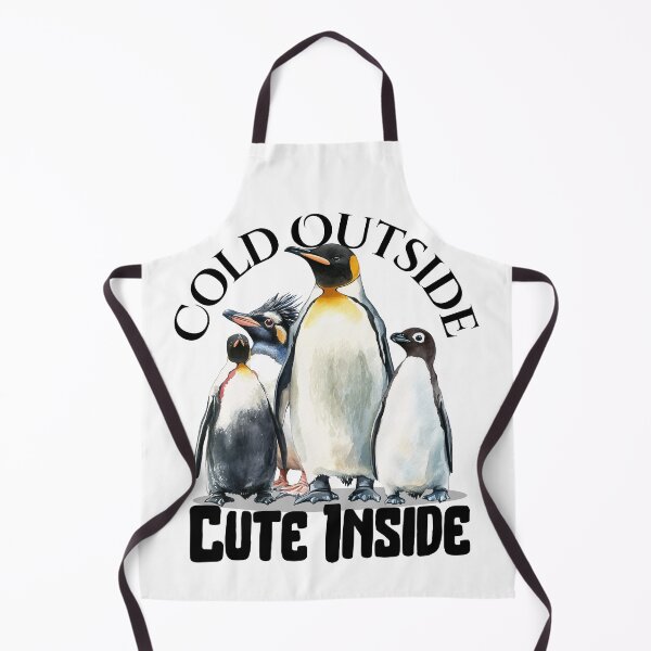 Item preview, Cold Outside, Cute Inside PENGUIN designed and sold by Kidult Minds.
