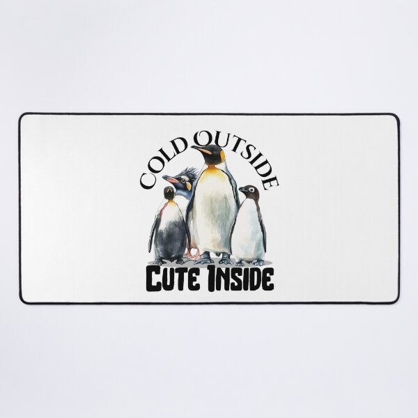 Item preview, Cold Outside, Cute Inside PENGUIN designed and sold by Kidult Minds.