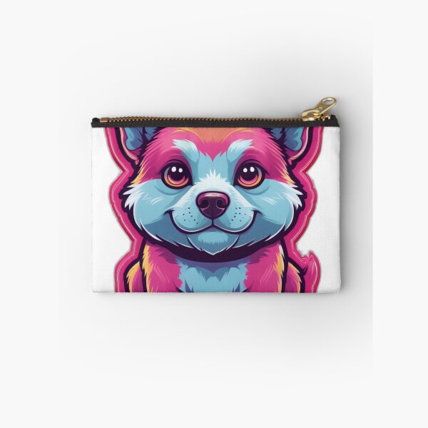 Item preview, Neon Kawaii Fox Puppy designed and sold by MiniPrintMagic.