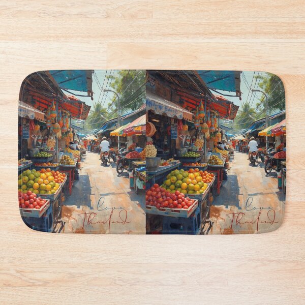 Item preview, Thailand Oil Color paint  Local market design no.121695T, brafdesign  designed and sold by Brafdesign.