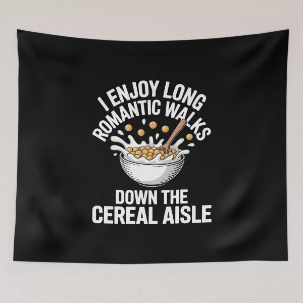 Item preview, Enjoy Romantic Walks Down Cereal Aisle National Cereal Day designed and sold by FaithAbbott.