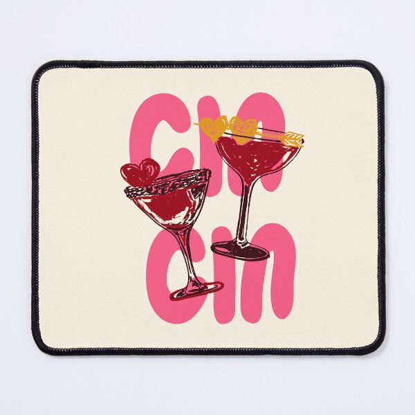 Item preview, Cin Cin Heart Cocktail Illustration designed and sold by MaiZephyr.