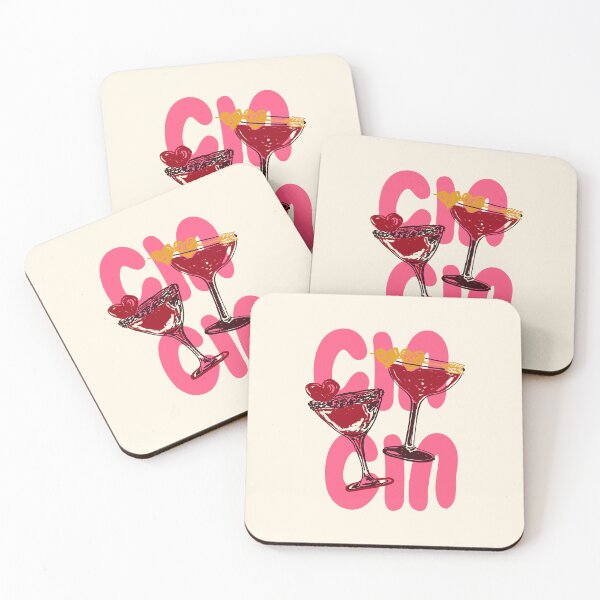 Item preview, Cin Cin Heart Cocktail Illustration designed and sold by MaiZephyr.