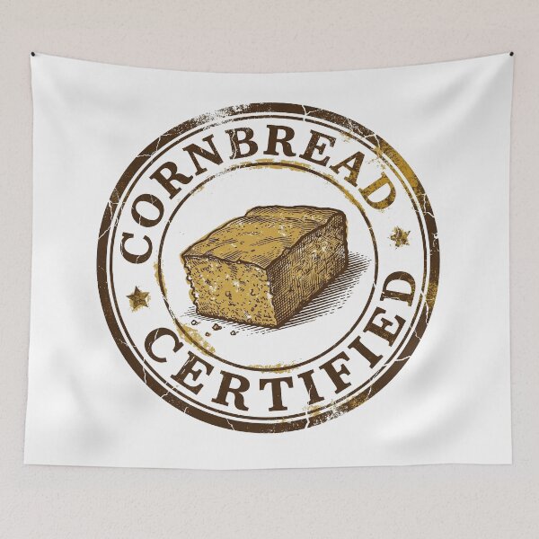 Item preview, Cornbread Certified Vintage Stamp – Rustic Southern Baking Design designed and sold by Verycutethings.