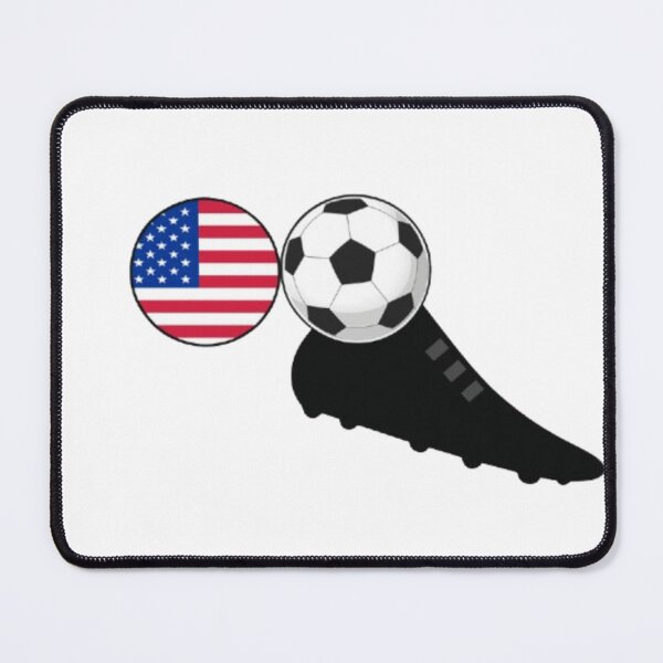 Item preview, American Soccer Vibes – Flag, Ball & Boot Combo designed and sold by thesmilngnature.