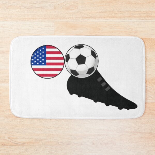 Item preview, American Soccer Vibes – Flag, Ball & Boot Combo designed and sold by thesmilngnature.