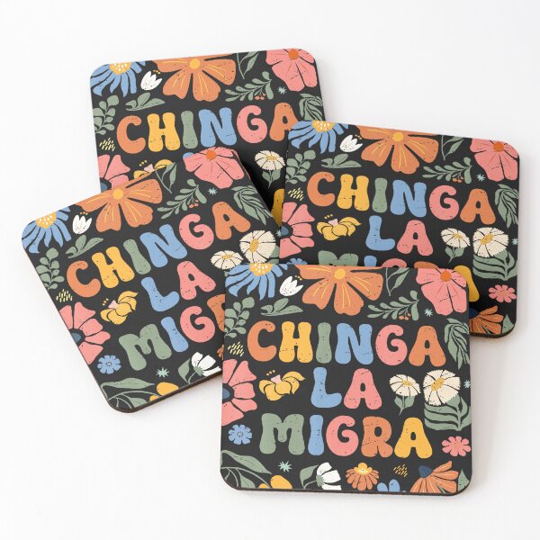 Item preview, Floral Chinga La Migra Anti Ice Vintage Abolish designed and sold by vrbkaurmanx12.
