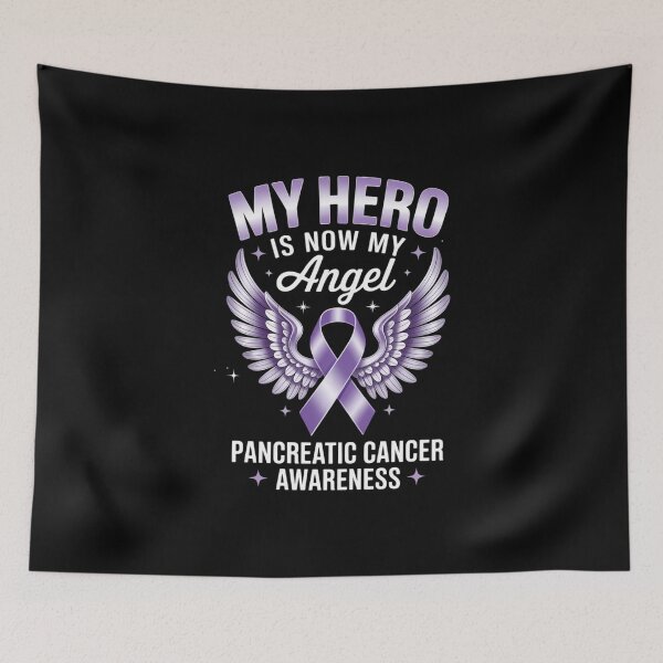 Item preview, Now My Angel Pancreatic Cancer Month Awareness designed and sold by FaithAbbott.