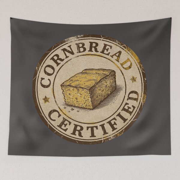 Item preview,  Cornbread Certified Vintage Stamp – Rustic Southern Baking Design designed and sold by Verycutethings.