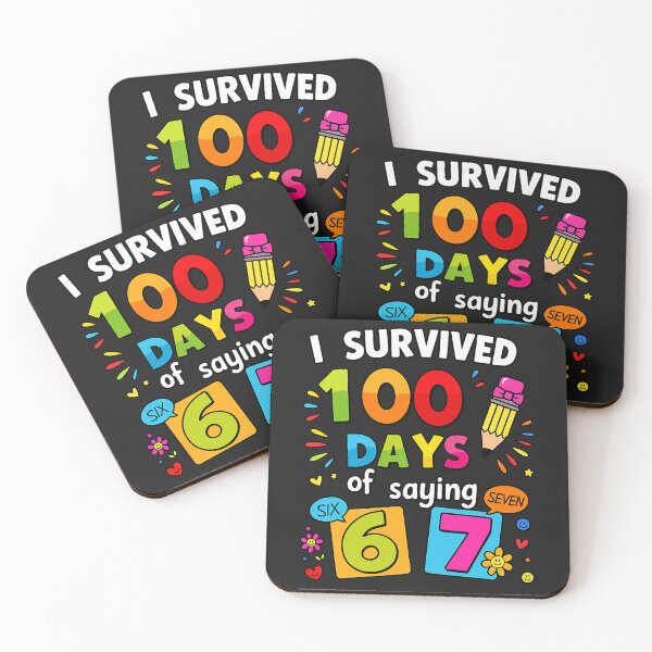 Item preview, I Survived 100 Days of 67 100th Day of School Kids Teacher  designed and sold by ArleneRowe.