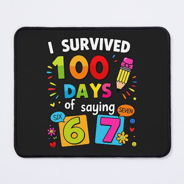 Item preview, I Survived 100 Days of 67 100th Day of School Kids Teacher designed and sold by ArleneRowe.