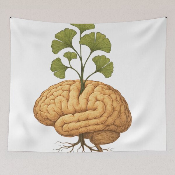 Item preview, Healing Mind: Ginkgo Growth designed and sold by LuxuryApparels.