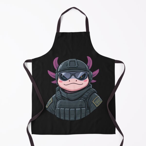 Item preview, Special Forces Axolotl – Elite Tactical Cool Illustration designed and sold by ColorSplash123.