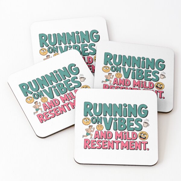 Item preview, Funny Saying Quotes Running on Vibes and Mild Resentment  designed and sold by Emotionville.