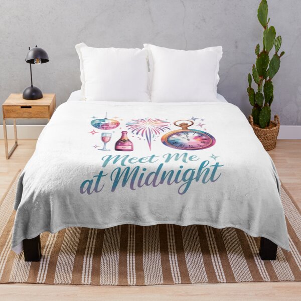 Item preview, Meet me at midnight New Year New Years Eve, New Year Champagne New Years designed and sold by FaithAbbott.