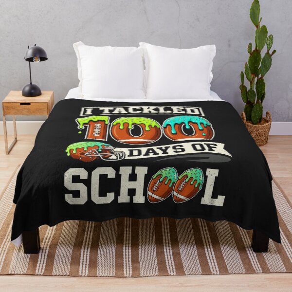 Item preview, I Tackled 100 Day of School Teacher Student Football designed and sold by ArleneRowe.