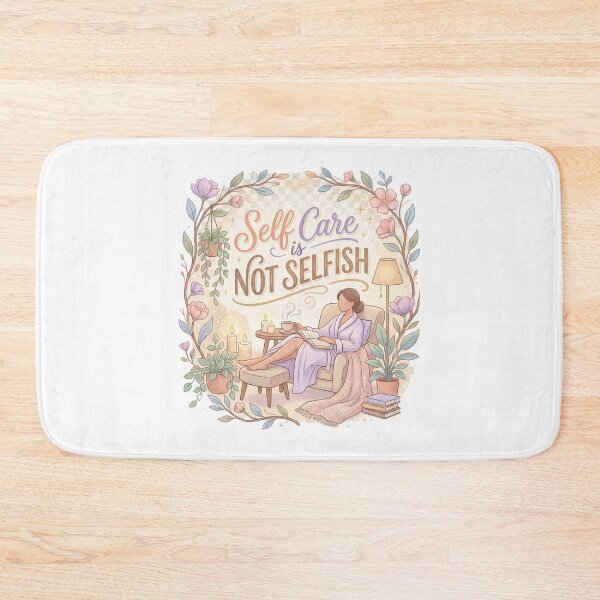 Item preview, Self Care is Not Selfish Tee | Wellness Quote Graphic | Self Love Sticker designed and sold by GeniePixel.