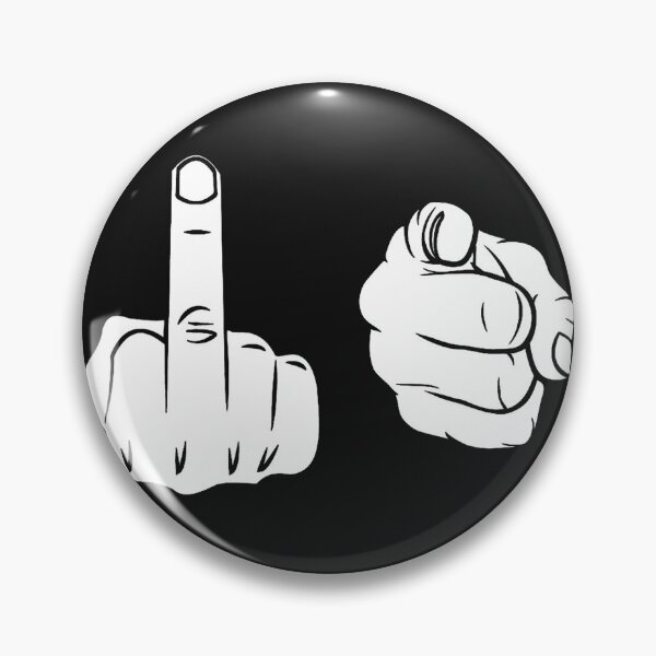 Item preview, Funny Middle Finger Shirt Finger Pointing Tee Hand designed and sold by vrbkaurmanx12.