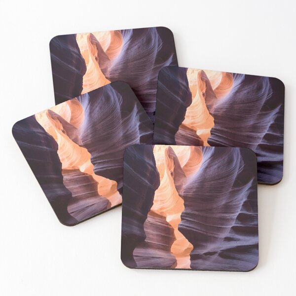 Item preview, Abstract Slot Canyon Wall Art – Flowing Sandstone Light, Minimalist Nature Landscape Print designed and sold by AbstractAuraArt.