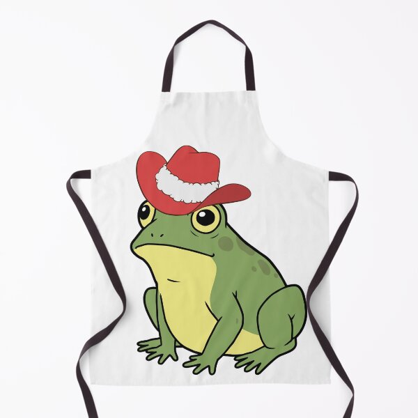 Item preview, Cute Frog Wearing Santa Hat Illustration designed and sold by tarzbol.