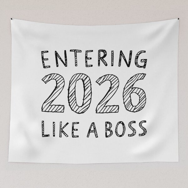 Item preview, Entering 2026 Like a Boss designed and sold by DavidTeeStudio.