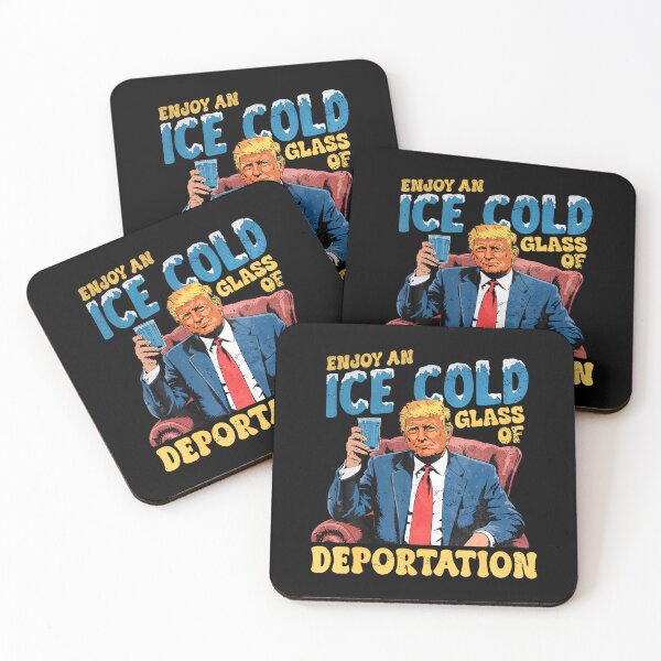 Item preview, Ice Enjoy An Ice Cold Glass Of Deportation designed and sold by redderkunziee.