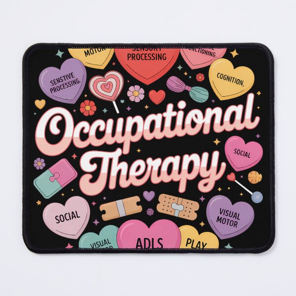 Item preview, Occupational Therapy Heart Valentine Therapist designed and sold by nolesdiothef.