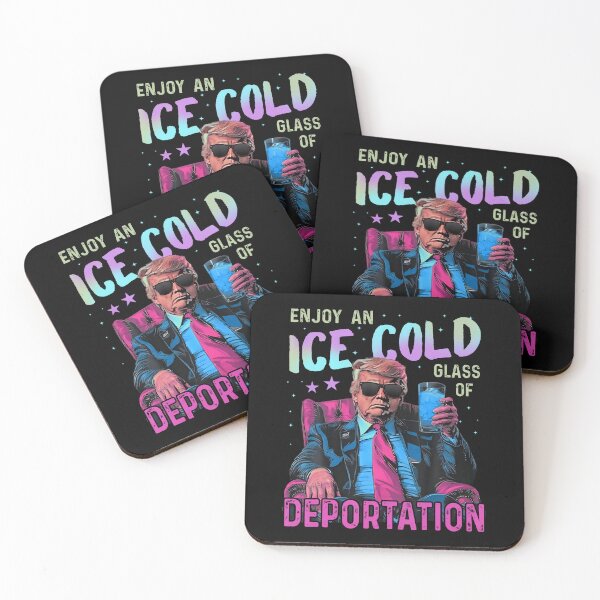 Item preview, Ice Enjoy An Ice Cold Glass Of Deportation designed and sold by redderkunziee.