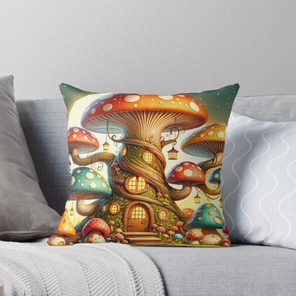 Item preview, Mushroom Town Magic designed and sold by Undersea Ai Art.