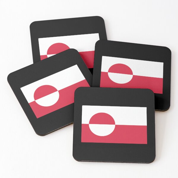Item preview, Greenland Flag Arctic Nordic designed and sold by GenzShoppingHub.