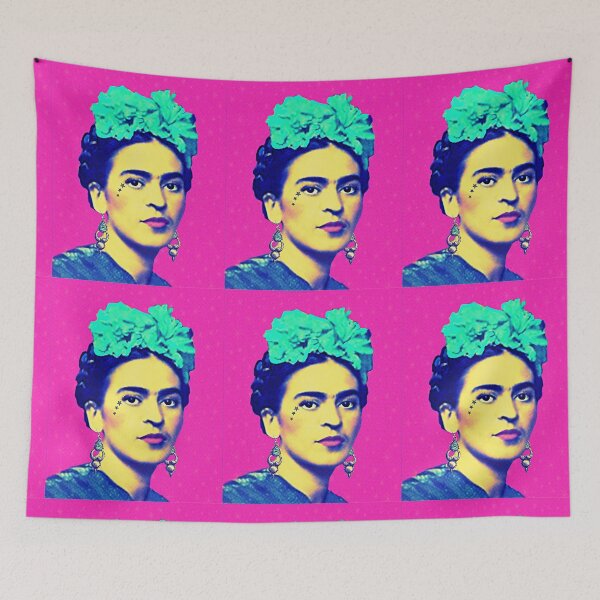 Item preview, Frida Kahlo Portrait Stars Tattoo designed and sold by FridaArtGallery.