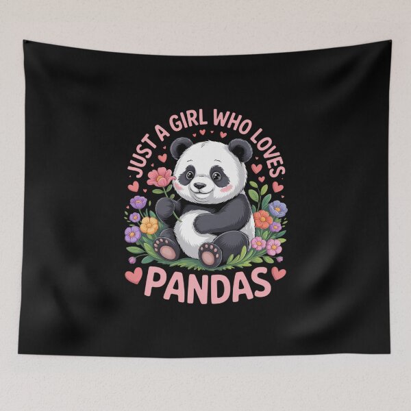Item preview, Just A Girl Who Loves Pandas  designed and sold by FaithAbbott.
