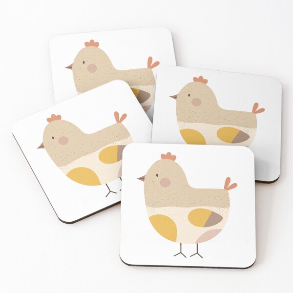 Item preview, Minimalist Farm Chicken Illustration designed and sold by Rutvain.