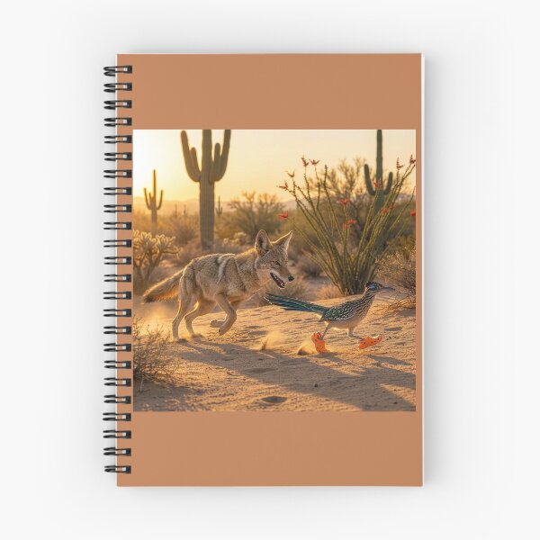Item preview, Coyote Chases a Roadrunner designed and sold by Tridentulus.