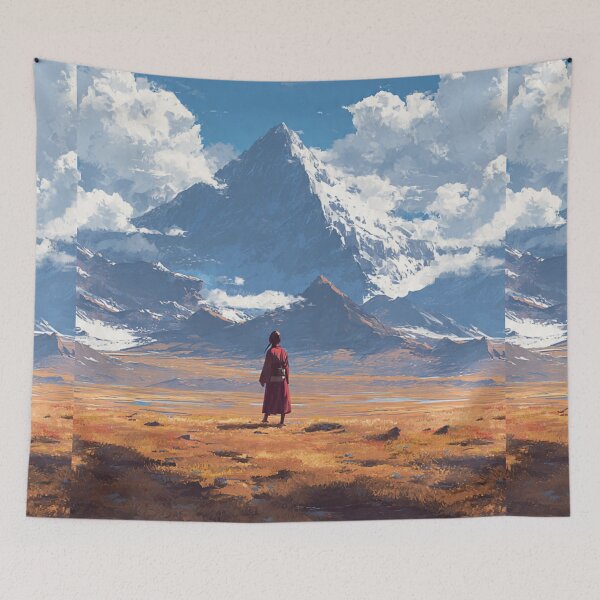 Item preview, Epic Mongolian Warrior Main Character Anime designed and sold by ChinzorigBAY.