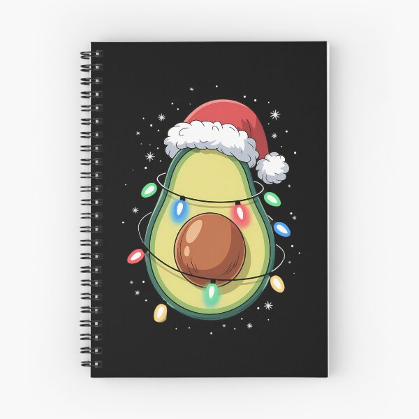 Item preview, Santa Hat Avocado Merry Christmas Vegan Pajama designed and sold by FaithAbbott.