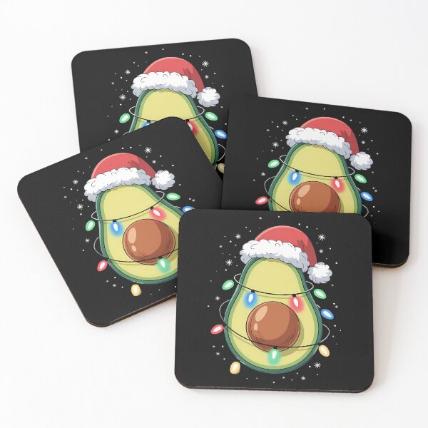 Item preview, Santa Hat Avocado Merry Christmas Vegan Pajama designed and sold by FaithAbbott.