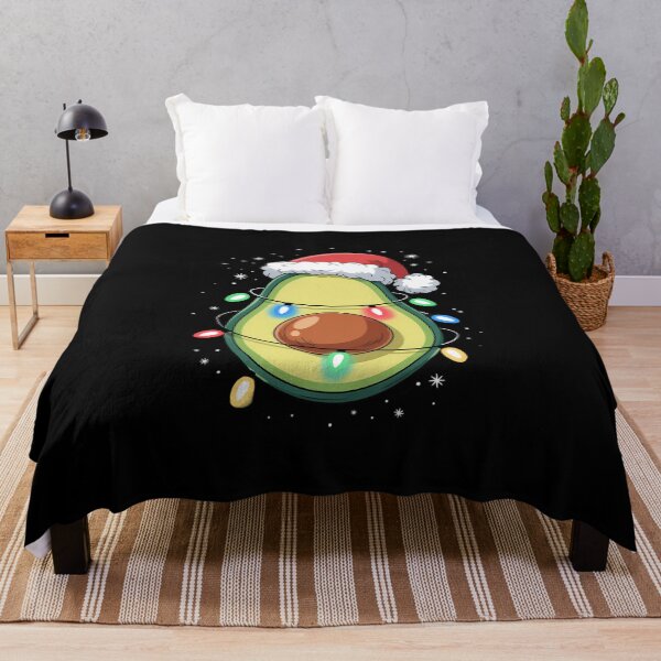 Item preview, Santa Hat Avocado Merry Christmas Vegan Pajama designed and sold by FaithAbbott.