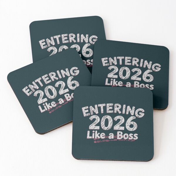 Item preview, Entering 2026 Like a Boss with red stripe designed and sold by DavidTeeStudio.