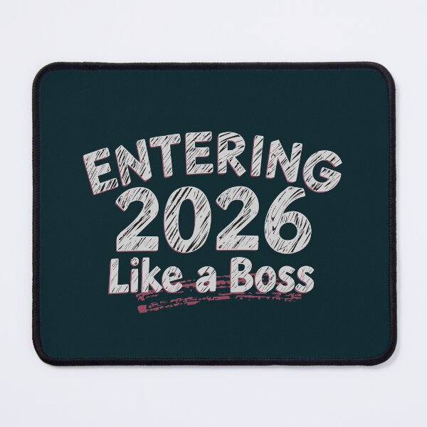 Item preview, Entering 2026 Like a Boss with red stripe designed and sold by DavidTeeStudio.