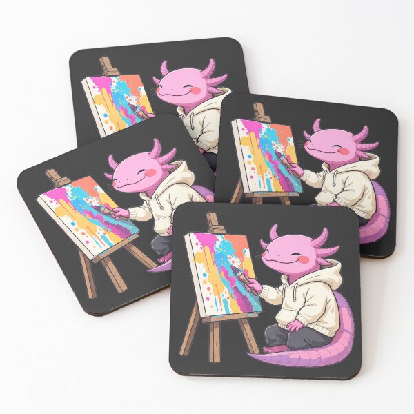 Item preview, Artist Axolotl – Creative Mood Calm Painting Illustration designed and sold by ColorSplash123.