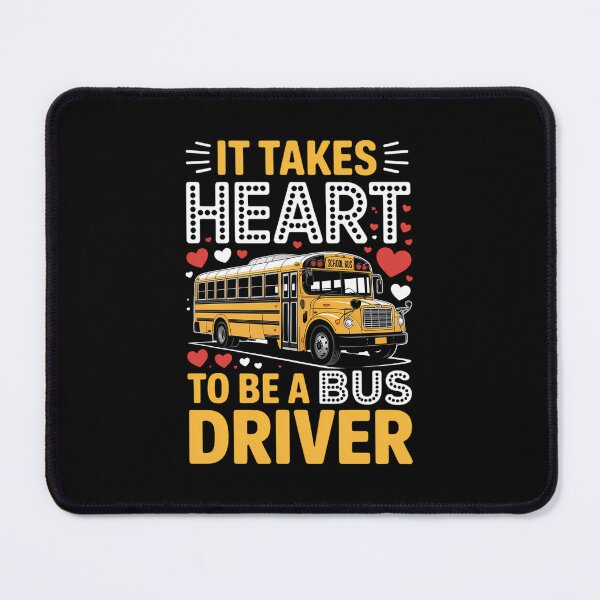Item preview, It Takes Heart To Be A Bus DriverBus Driver Valentine designed and sold by FaithAbbott.